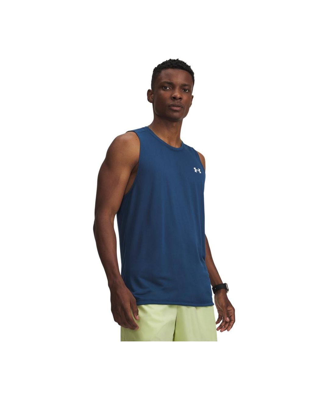 Under Armour Blue Ua Tech Performance Tank for men