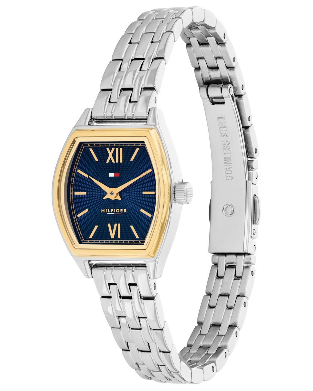 Tommy Hilfiger Blue Quartz Tone Stainless Steel Bracelet Watch