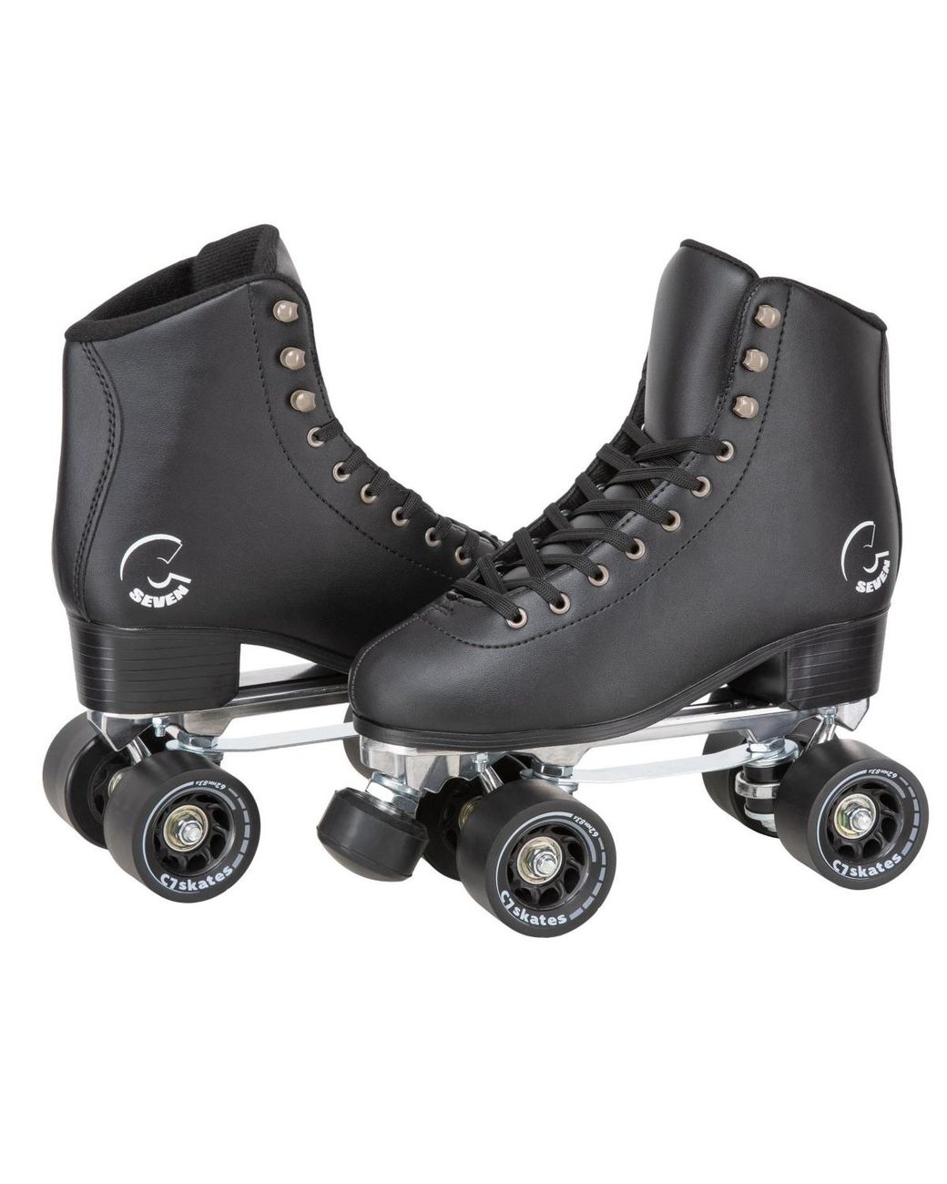 C7skates Black Dark Magic Quad Roller Skates (