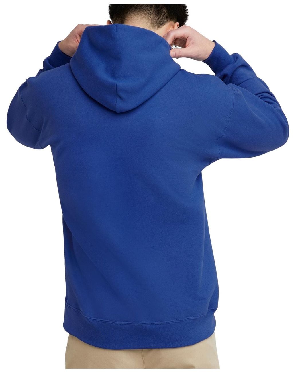 Hanes Blue Ultimate Heavyweight Fleece Hoodie for men