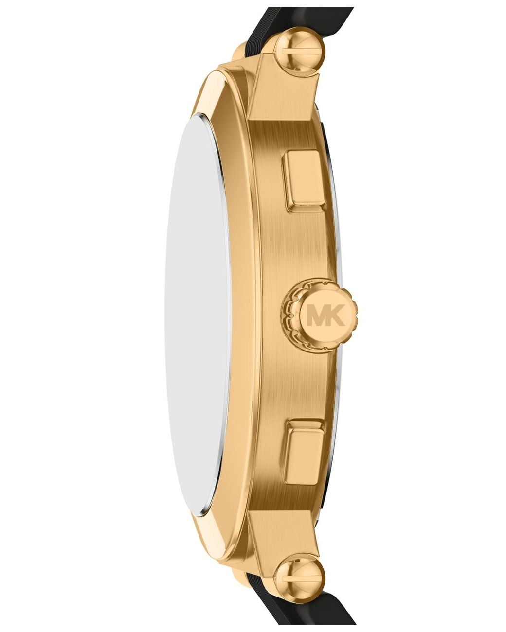 Michael Kors Black Billie Chronograph Silicone Watch for men