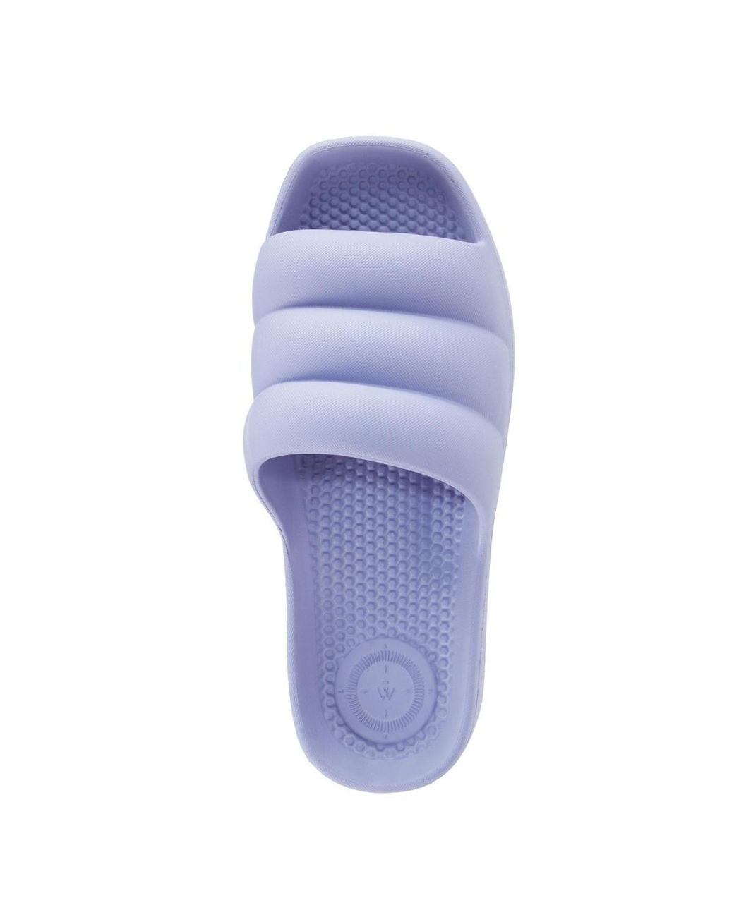 Totes Blue Molded Puffy Slide