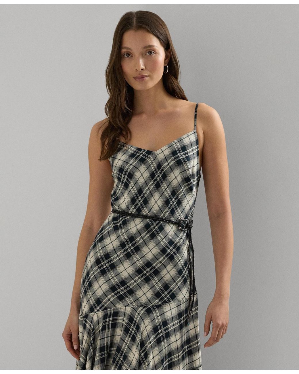 young love midi dress in pink line & dot Petal and Pup Women's Ayana Midi Dress main image 0