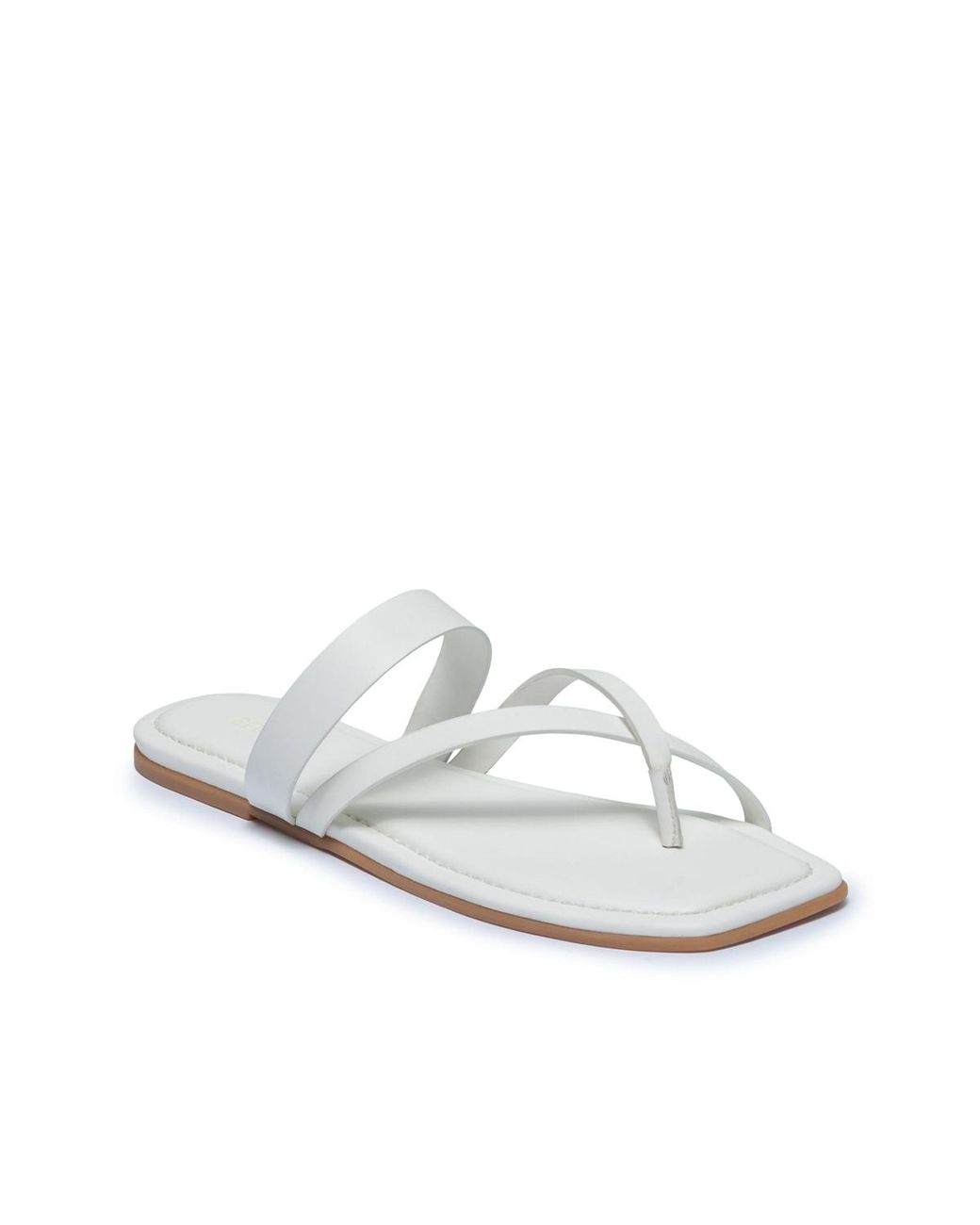 Bernardo White Ocana Toe Ring Sandal