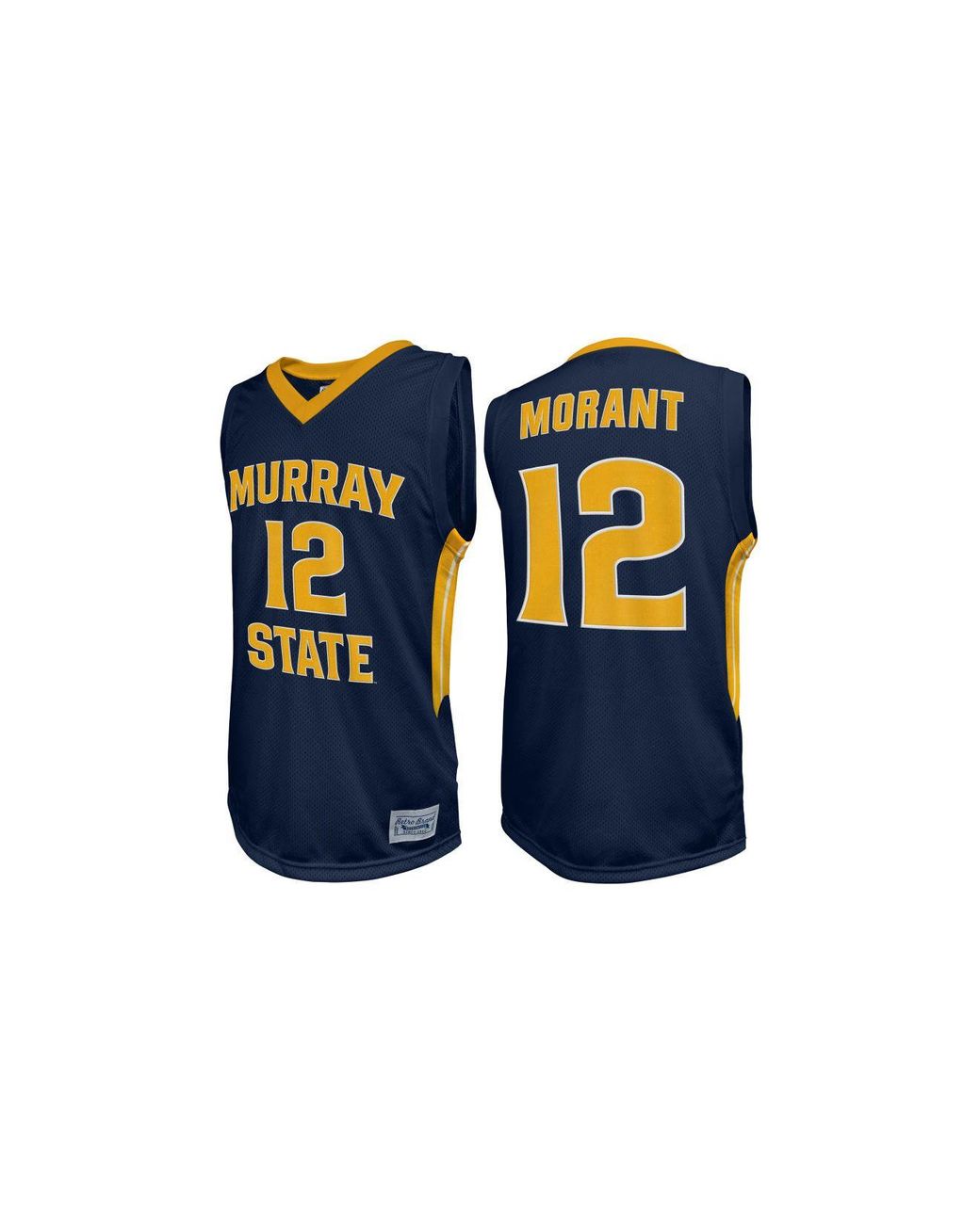 Ja Morant Murray St. Racers Original Retro Brand Alumni Commemorative  Classic Basketball Jersey - Navy