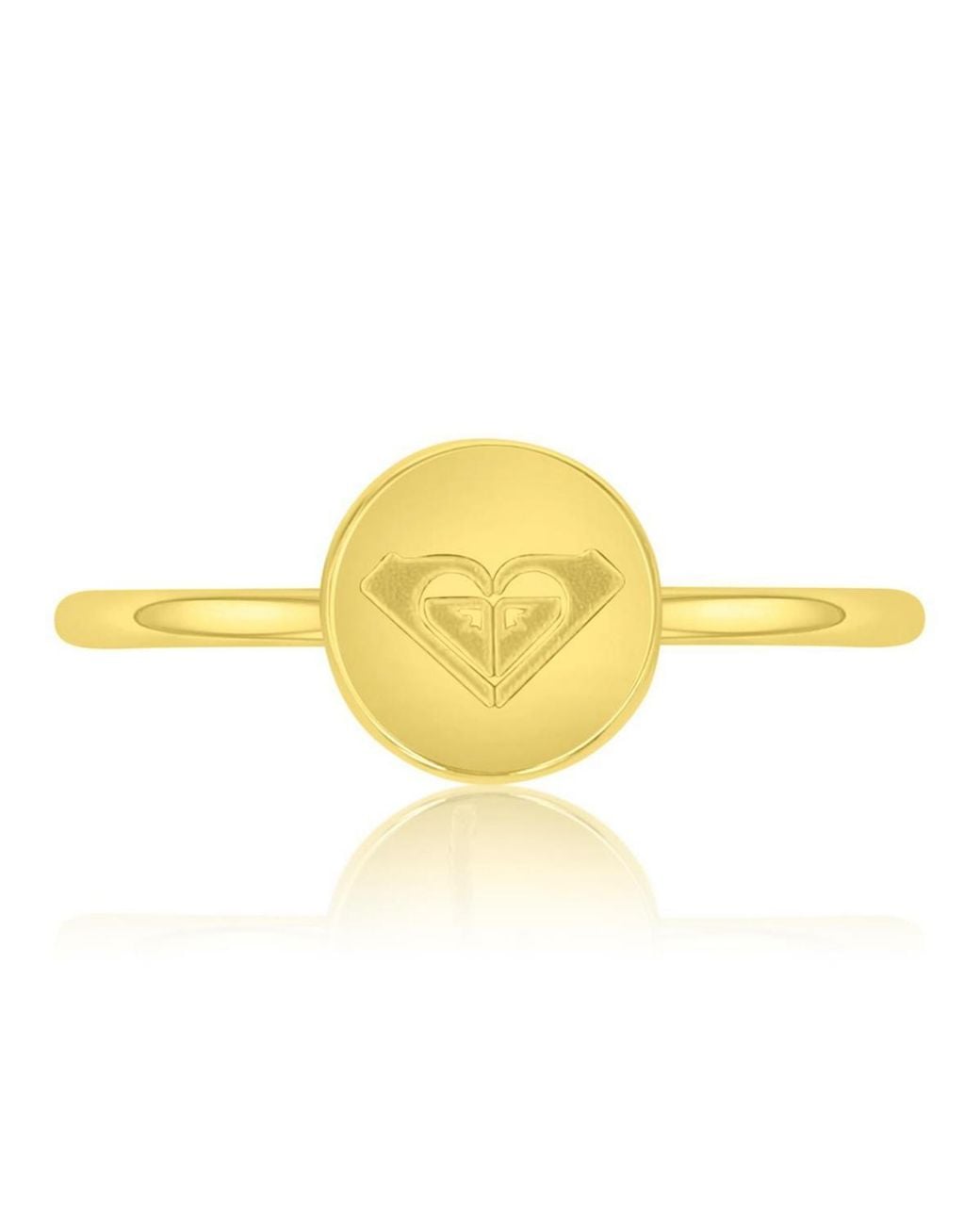 Roxy Waterproof Yellow Triangular Heart Ring