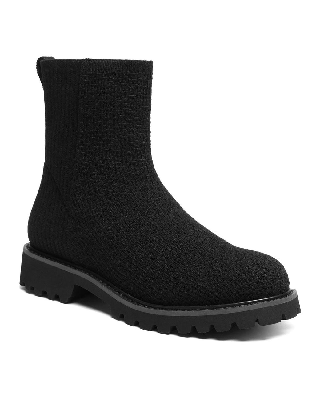 VIVAIA Freja Slip-on Round-toe Wool-blend Ankle Boots in Black | Lyst