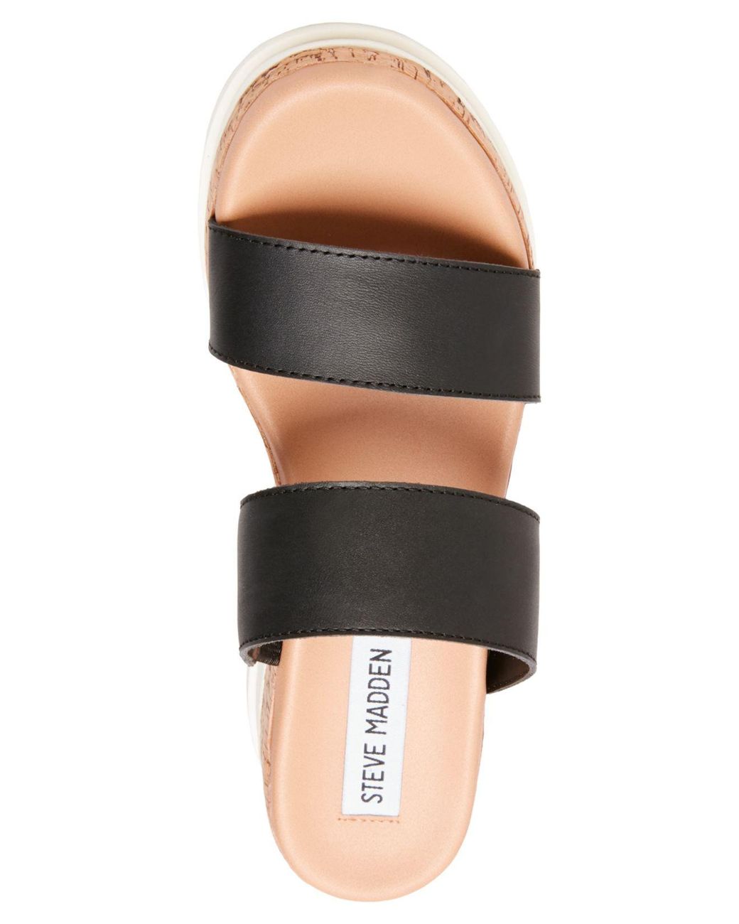 Steve Madden Blaine Flatform Sandals in Black Lyst