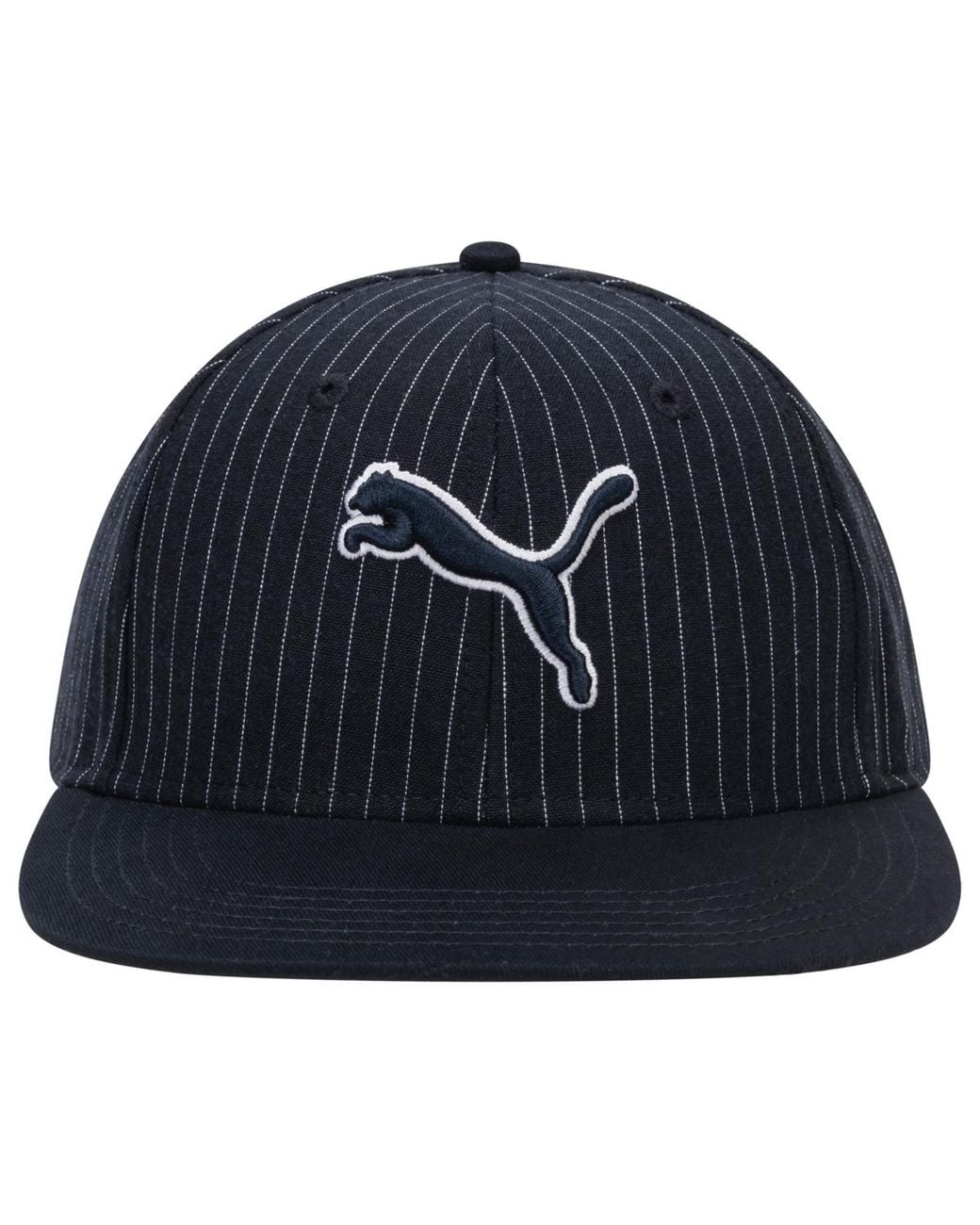 PUMA Blue Pinstripe Snapback Baseball Cap for men