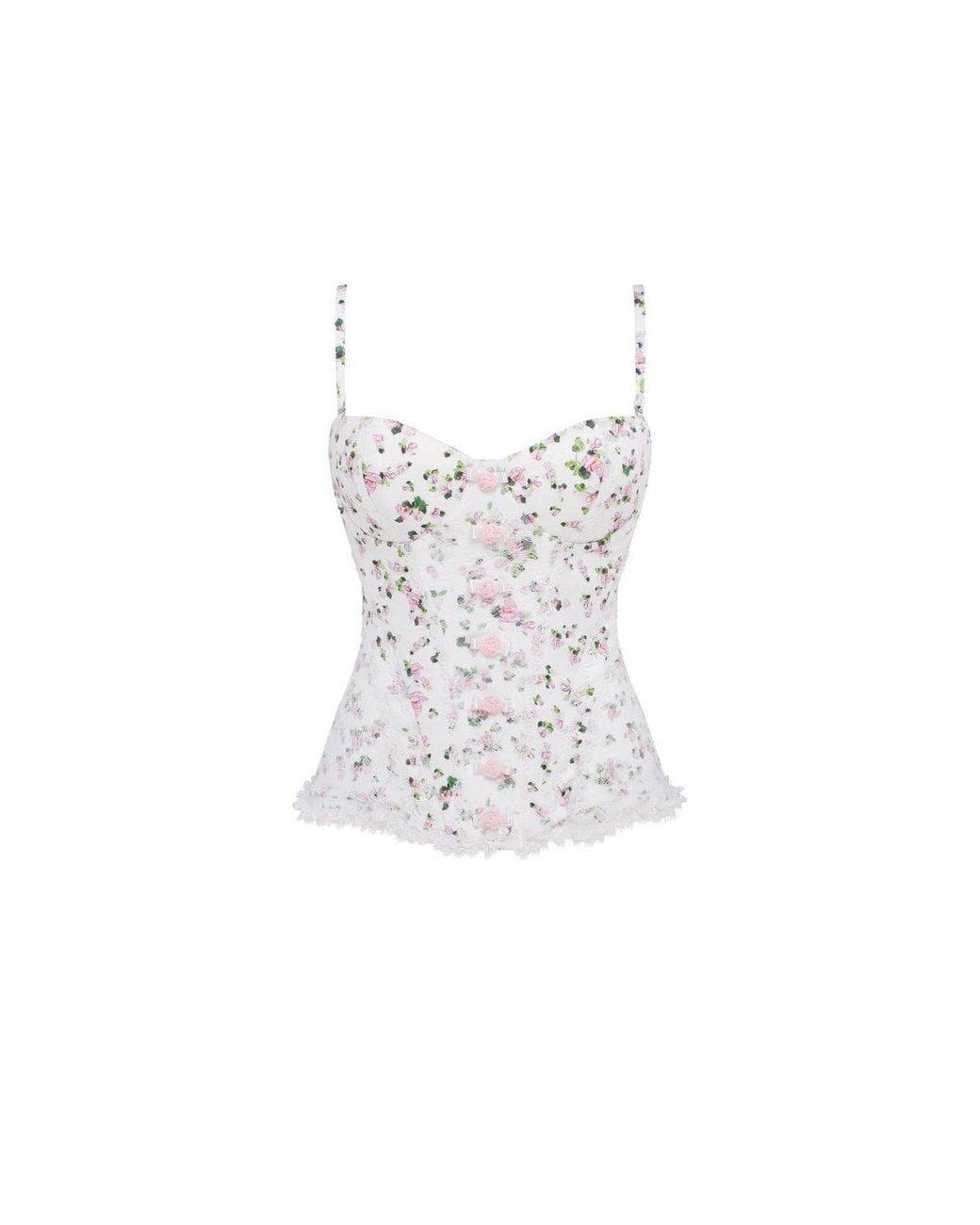 Millà White Romantic Corset