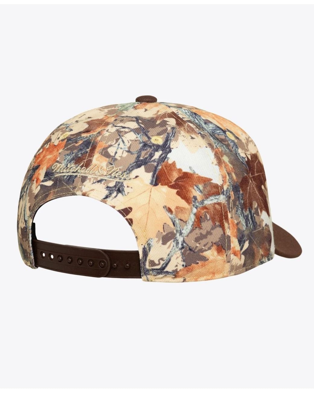 Mitchell & Ness Multicolor And Golden State Warriors Leaf Pro Adjustable Hat
