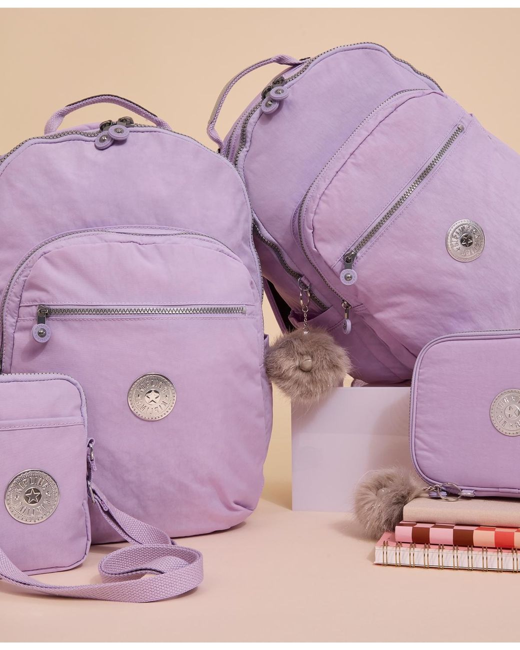 Kipling Seoul Medium Backpack in Purple Lyst