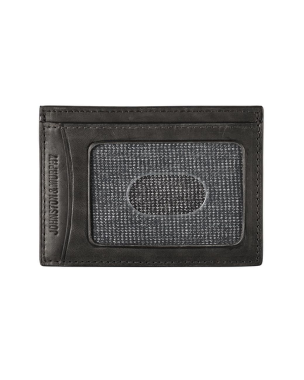 Johnston & Murphy Black Rhodes Weekender Case for men