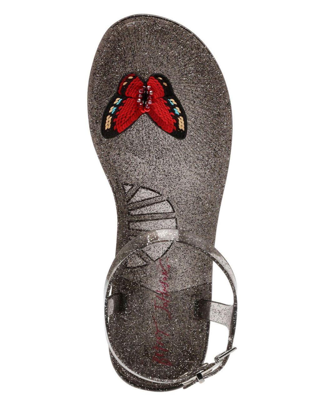 jelly butterfly sandals