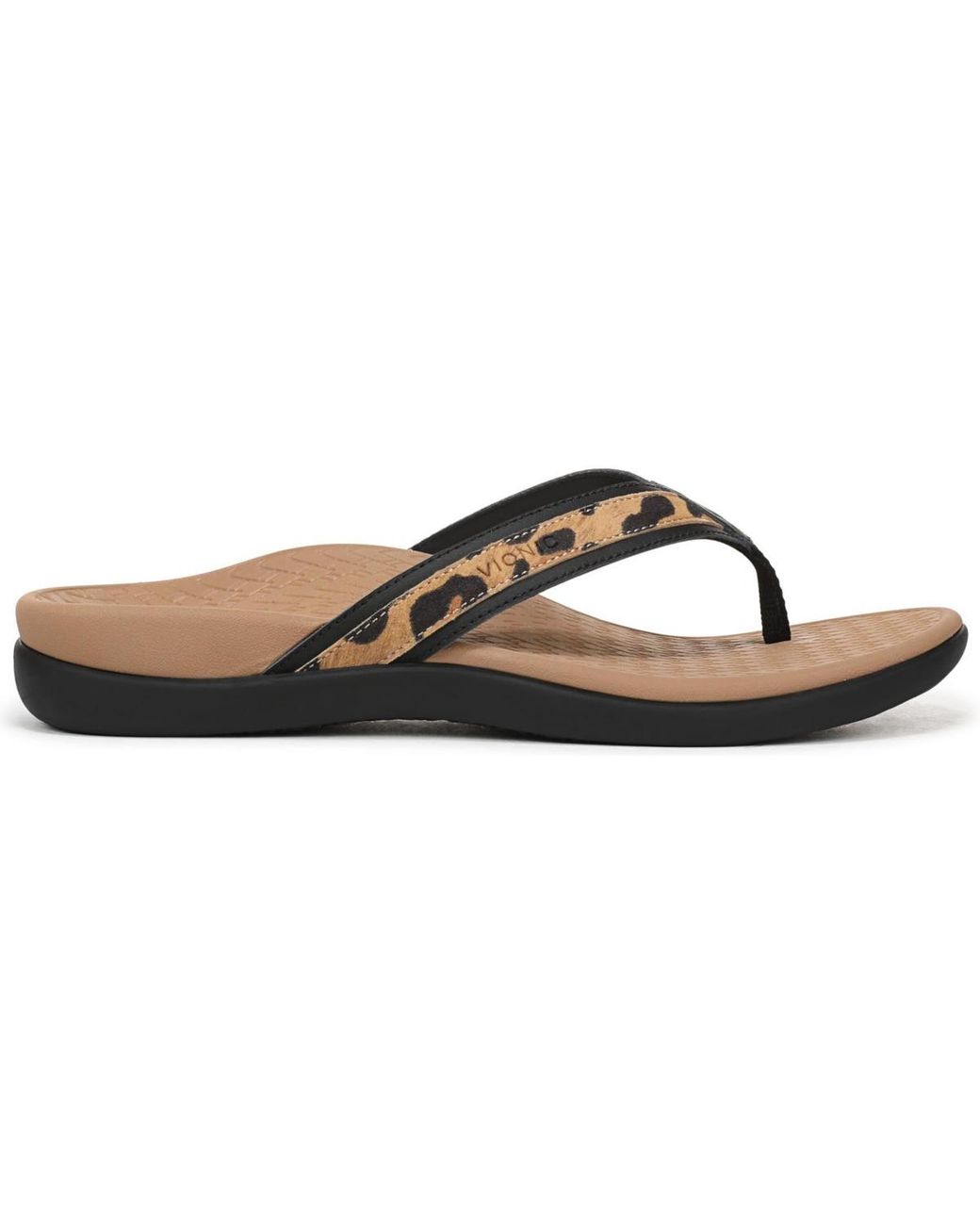 Vionic Brown Tide Thong Sandals