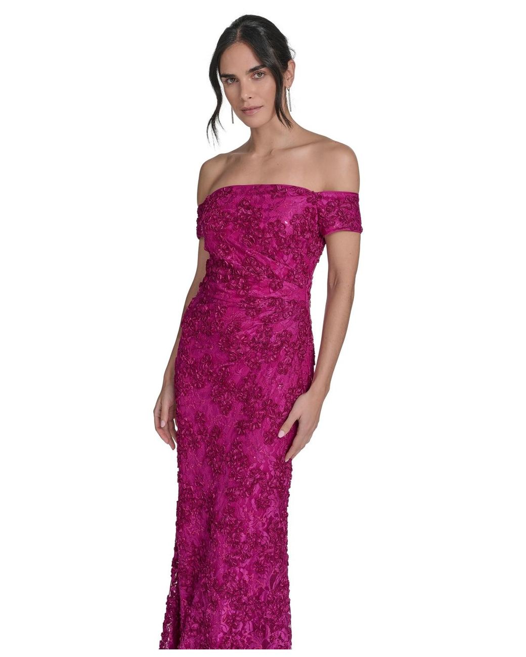 jessica howard pink floral dress Jessica Howard Women's Floral-Print Bubble-Sleeve Dress