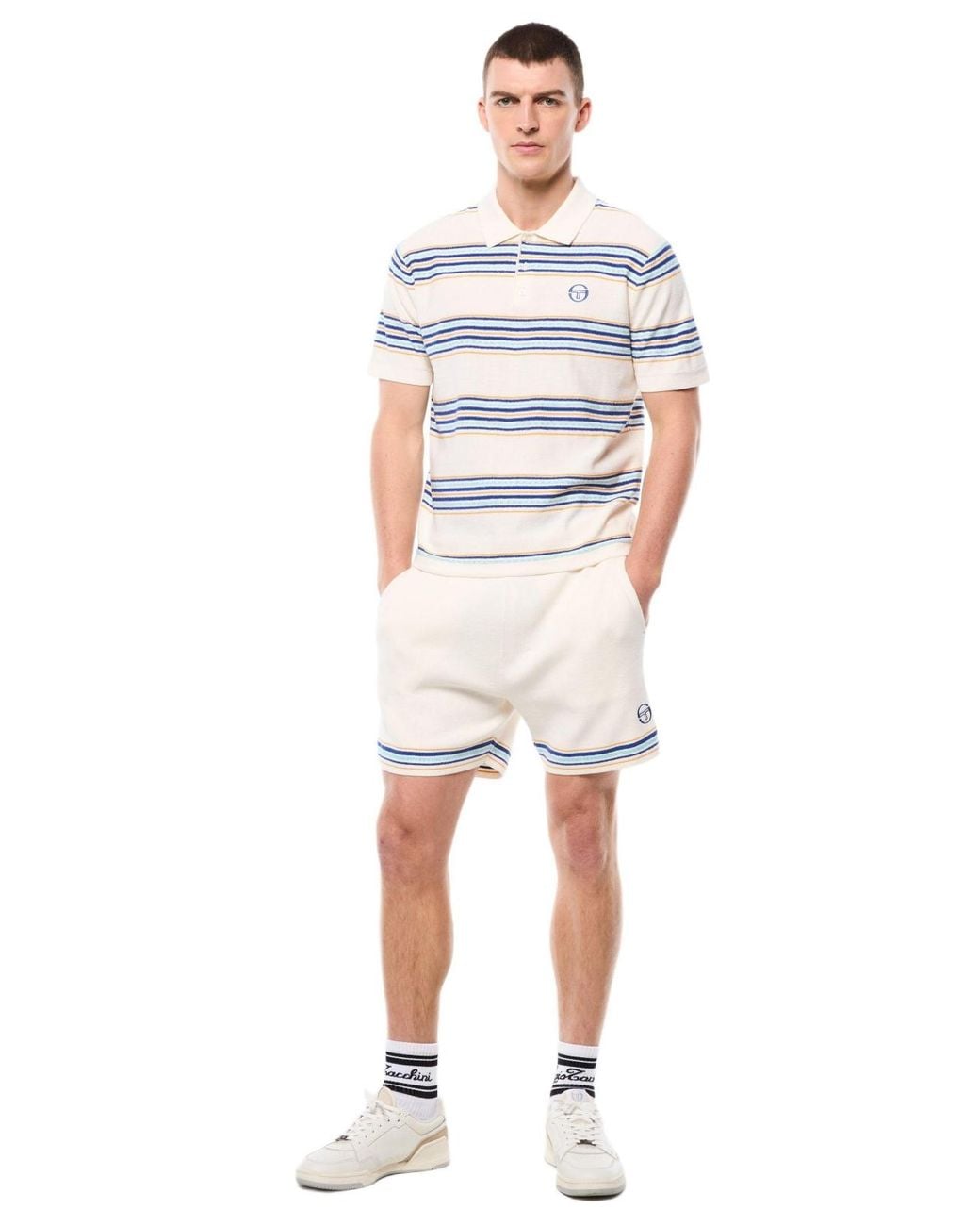 Sergio Tacchini White Fausto Sweater Polo