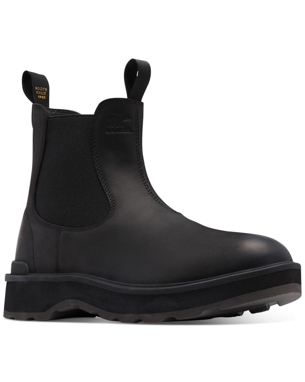 Sorel Hiline Waterproof Chelsea Boot in Black for Men Lyst