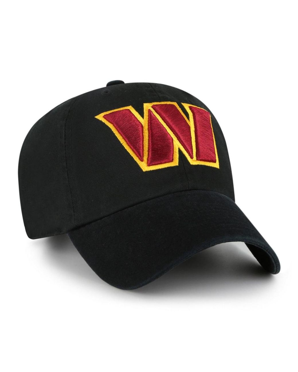 '47 Black Washington Commanders Adjustable Clean Up Hat for men