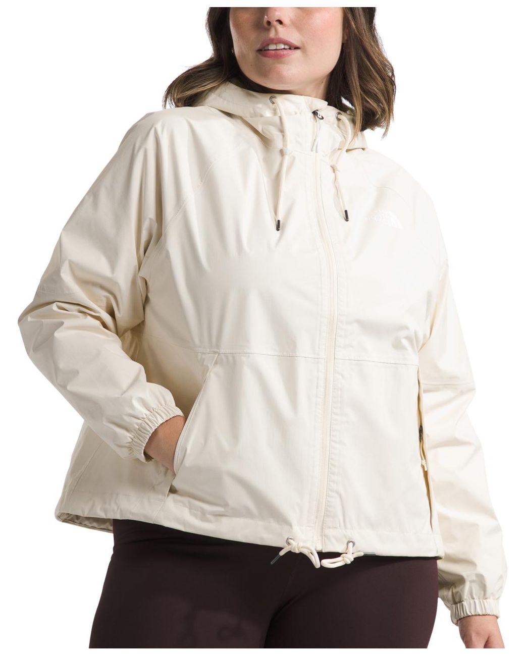 The North Face Plus Size Antora Hoodie Rain Jacket in Natural Lyst