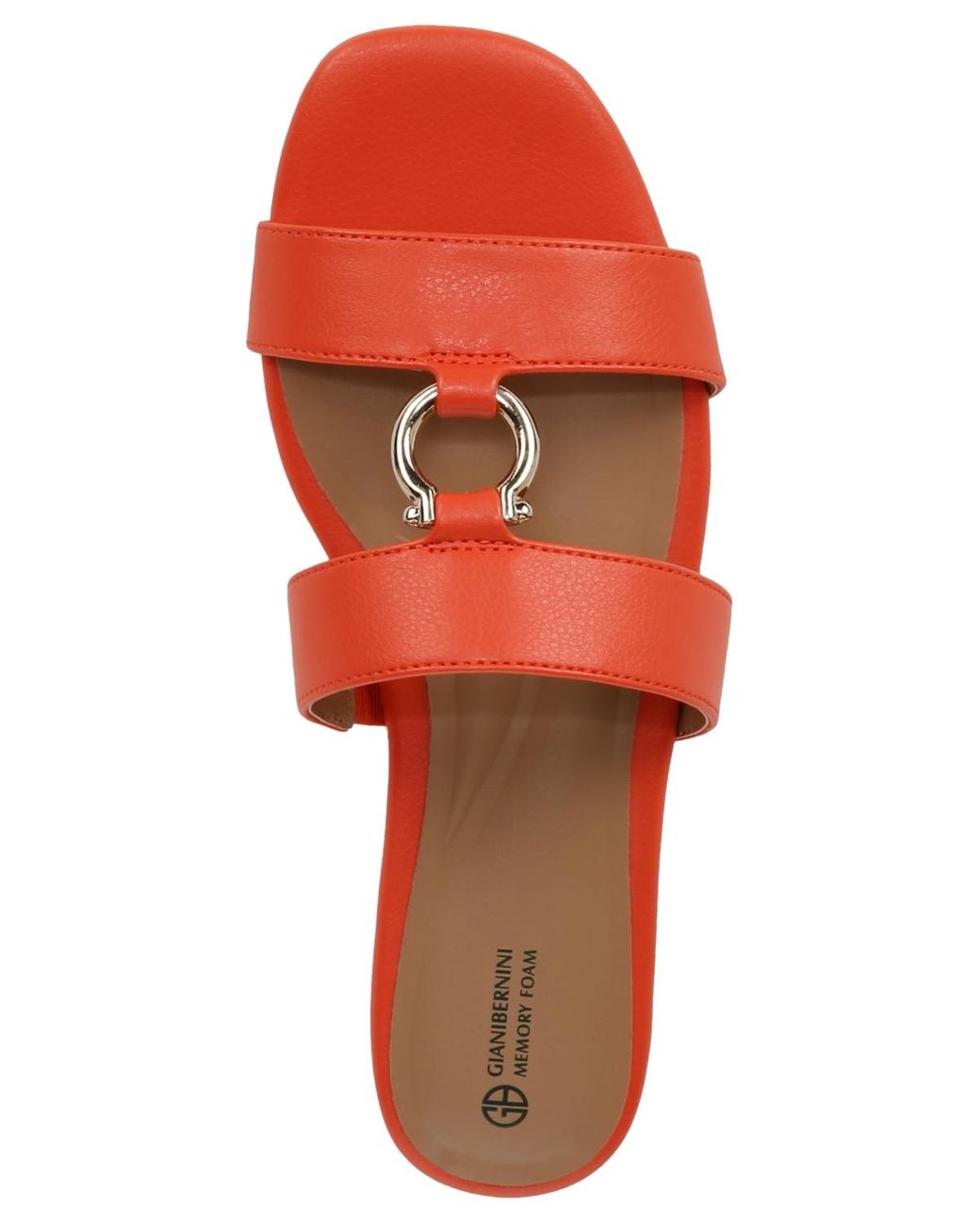 Giani Bernini Caitlynn Memory Foam Ornamented Slip On Flat Sandals in Red Lyst