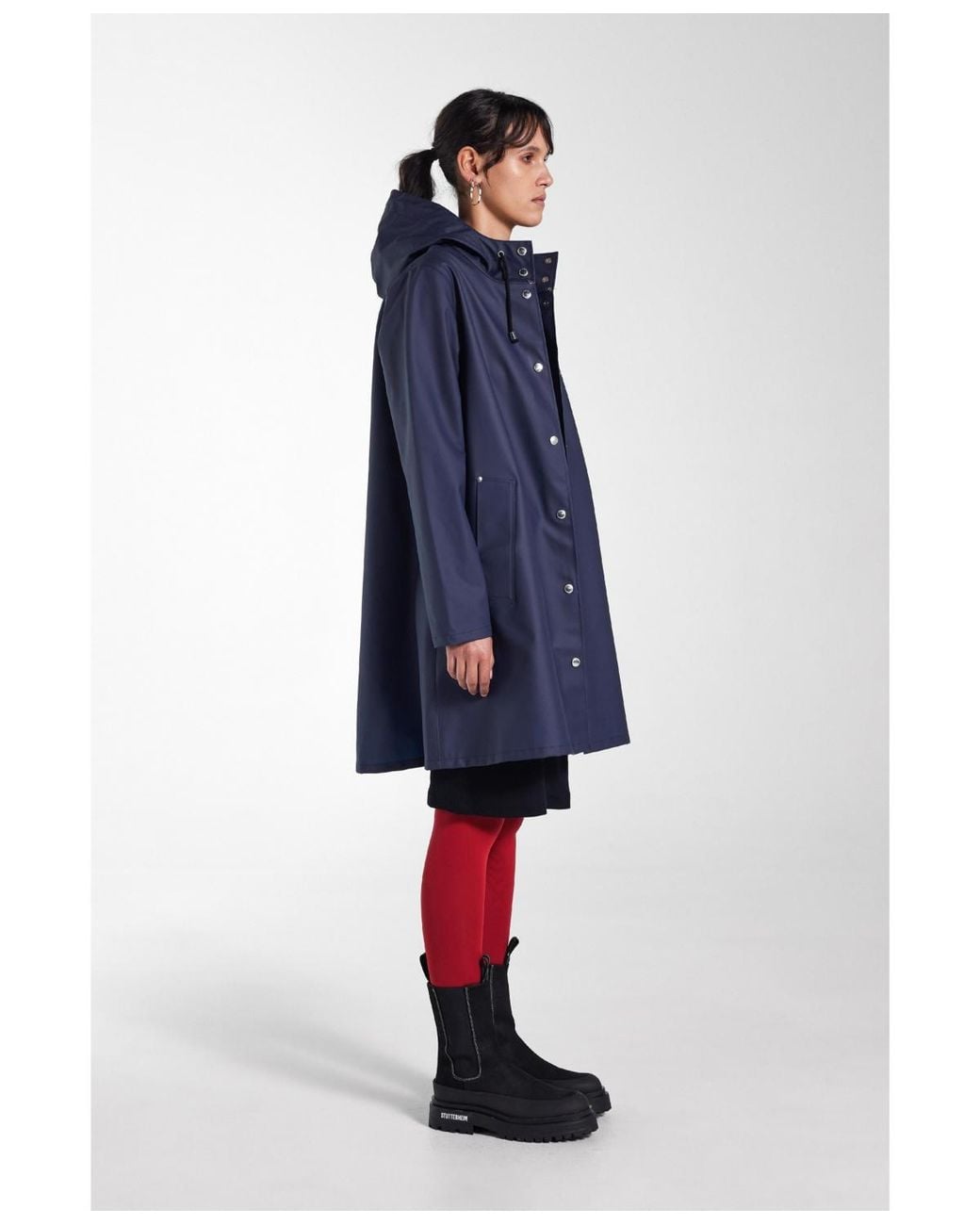 Stutterheim Blue Mosebacke Lightweight Raincoat