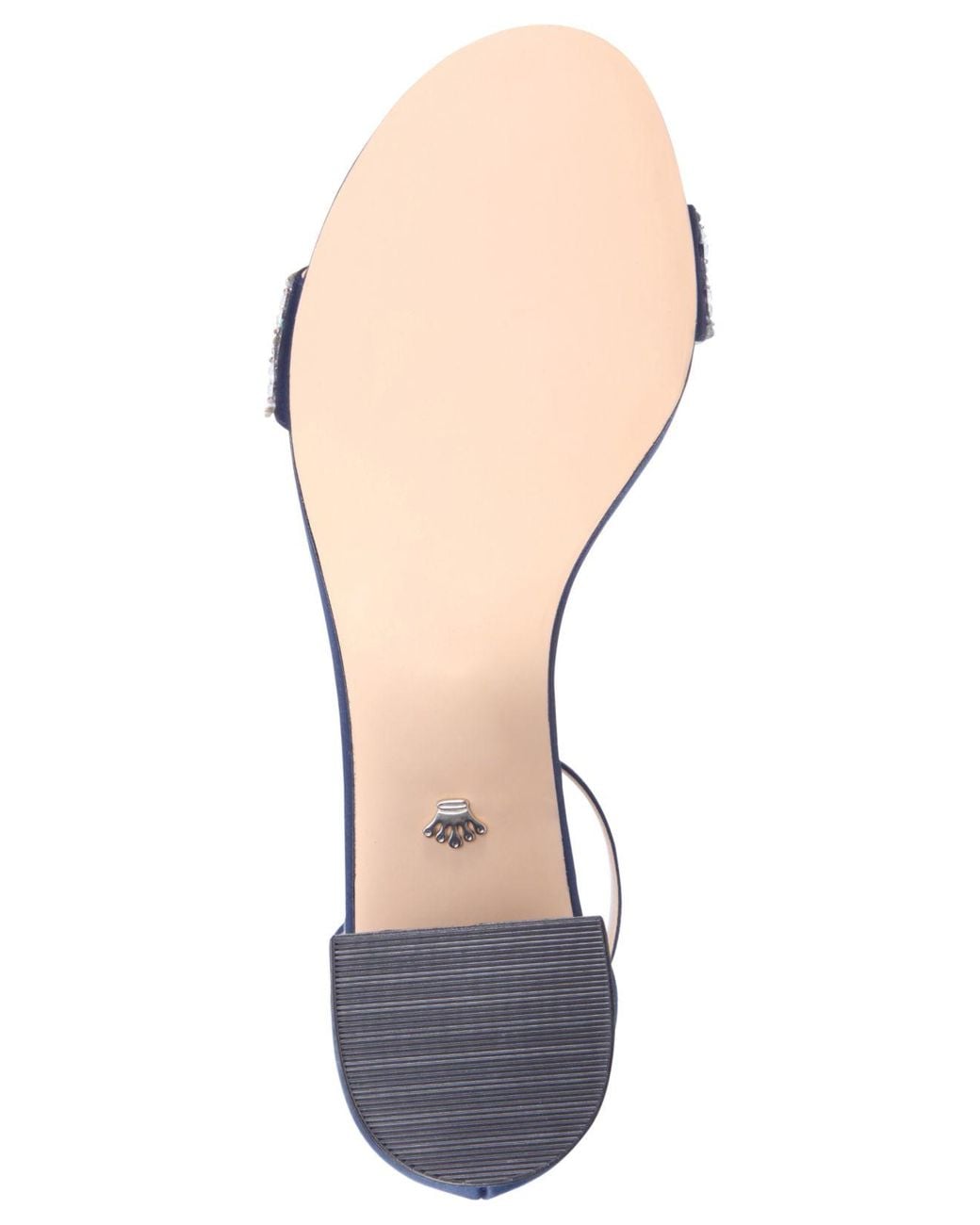 Nina Elenora Embellished Sandal in Navy 