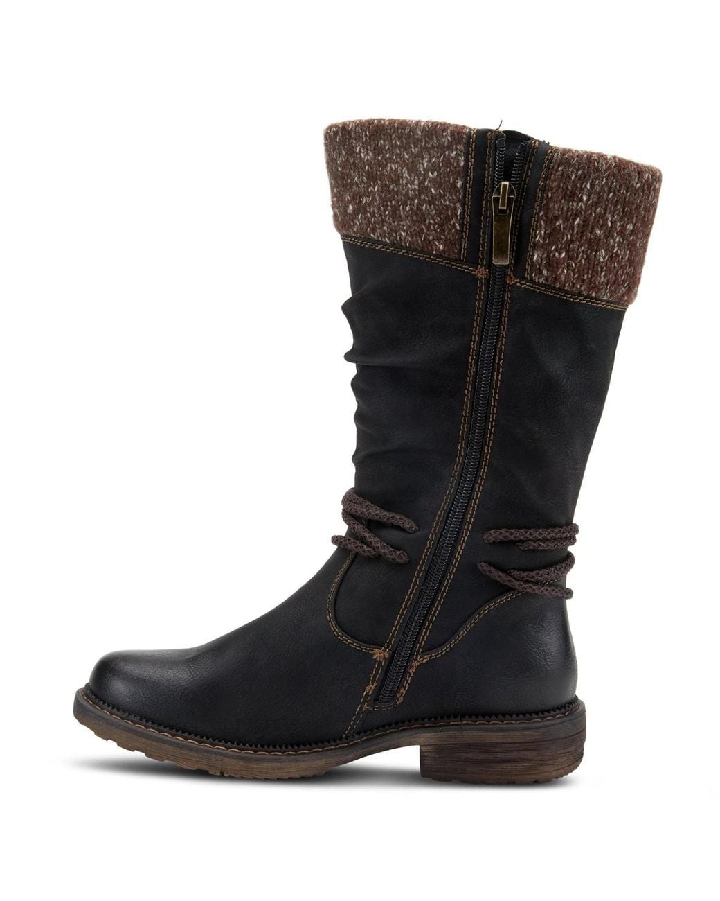 Spring Step Black Acaphine Water-resistant Booties