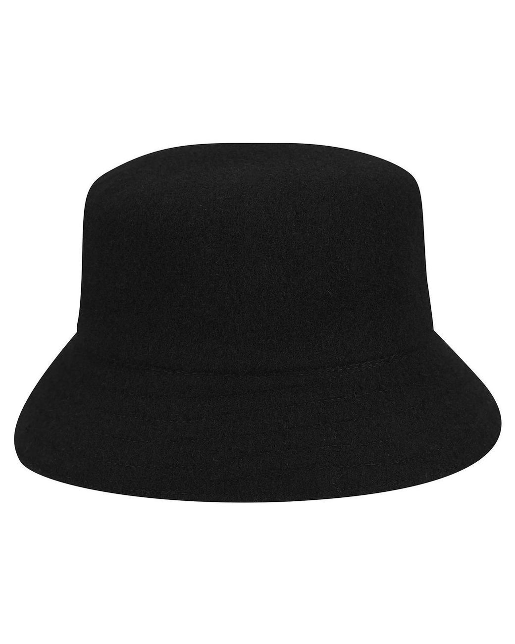 Kangol Black Wool Lahinch Bucket Hat