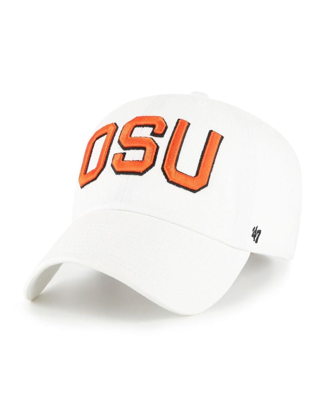 '47 White Oregon State Beavers Vault Clean Up Adjustable Hat for men