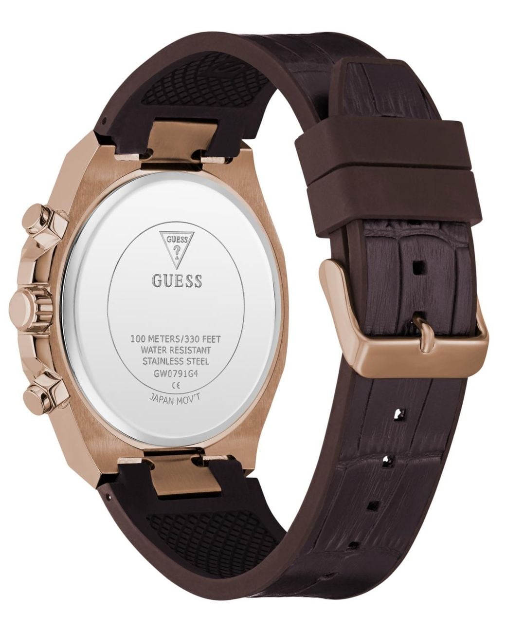 Guess Brown Multi-function Watch for men