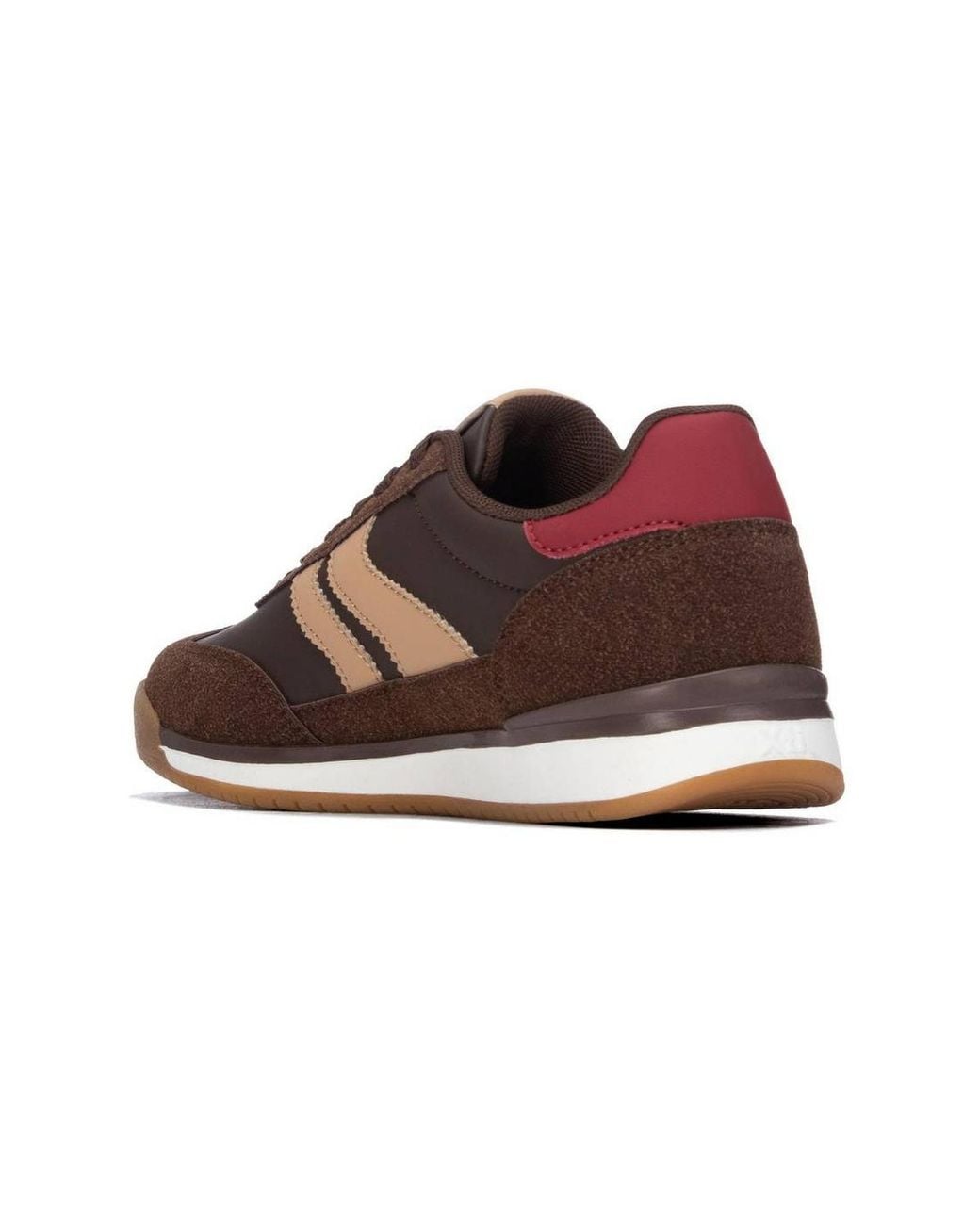 Xti Brown Suede Round-toe Sneakers