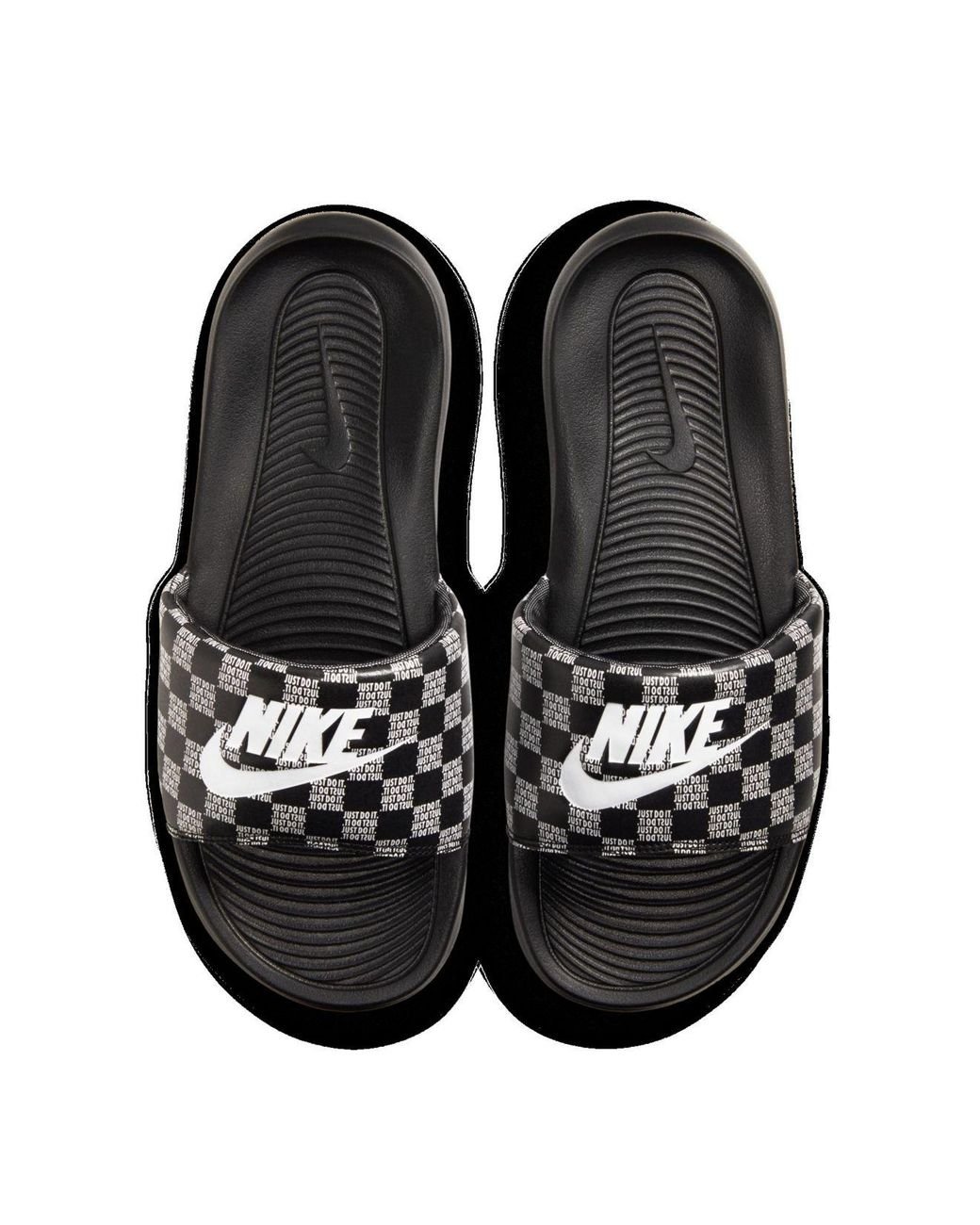 nike victori one men's printed slide sandals