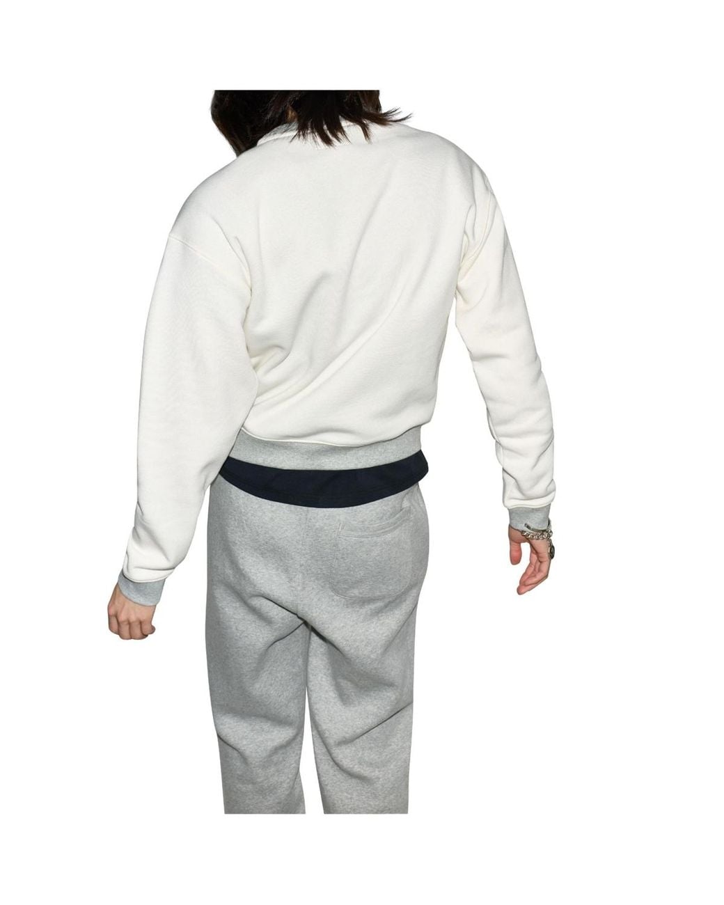 Converse White Emblem Crew Neck