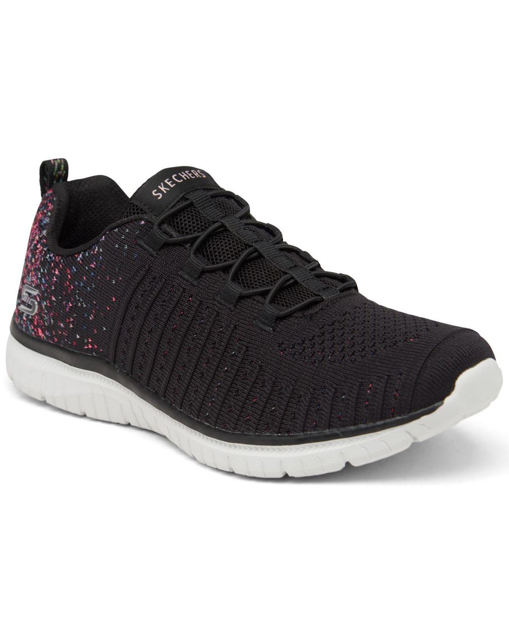 Skechers Virtue Slipon Walking Sneakers From Finish Line in Black Lyst