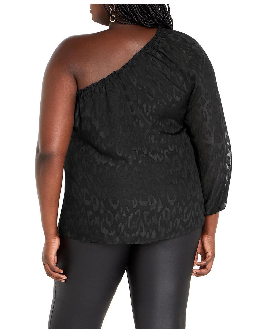 City Chic Black Plus Size Jojo Top