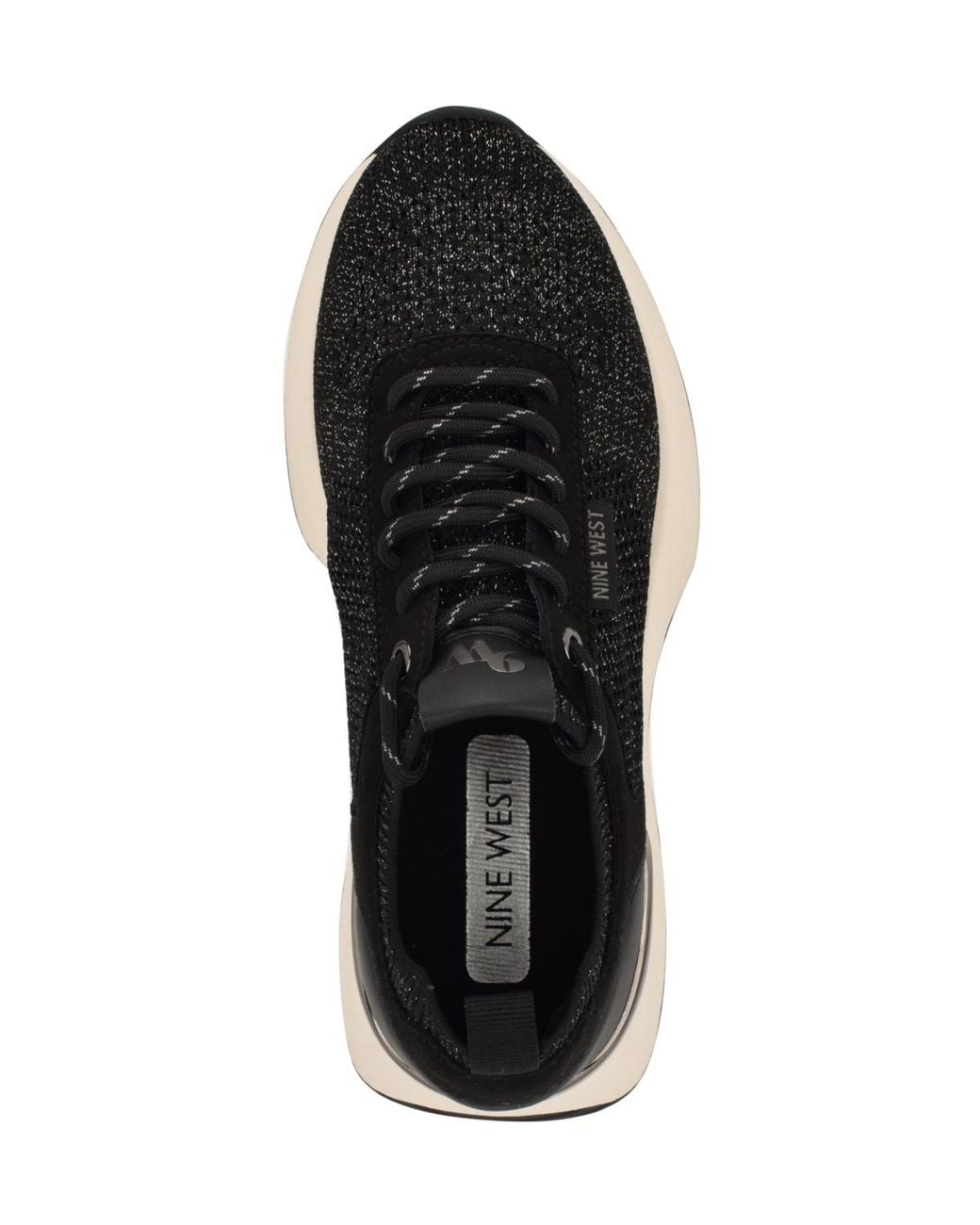Nine West Black Freska Casual Round Toe Sneakers