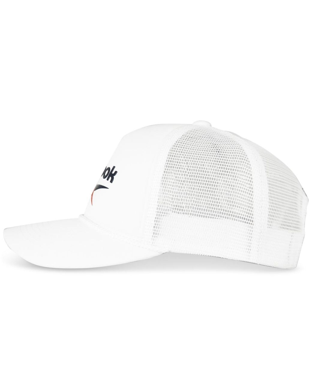 White Reebok Cap Reebok Aero Deluxe Five-panel Trucker Cap in White for Men | Lyst