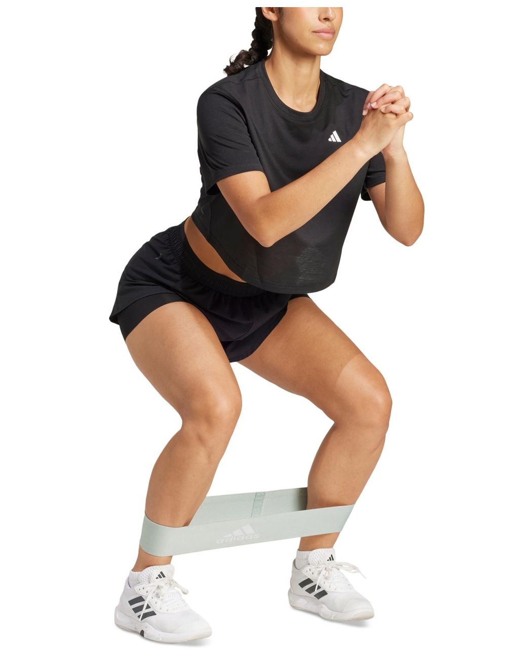 Adidas Black Train Essentials Boxy Workout T-shirt