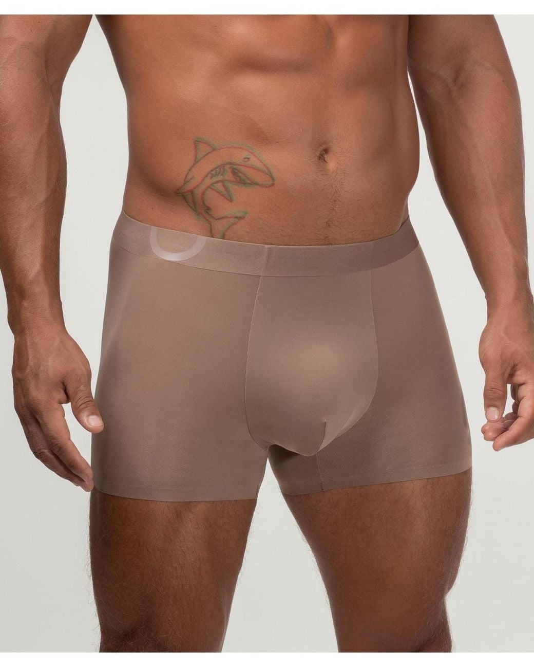 Rounderbum Brown Zero Tech Trunk for men