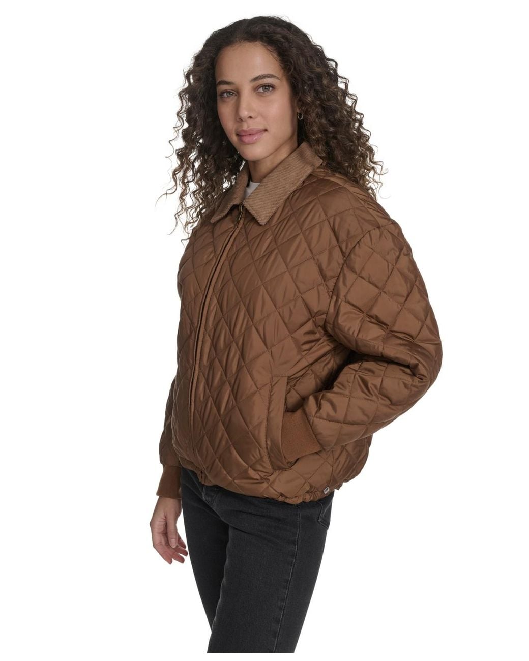Levi's Brown Regular Diamond Quilted Jacket