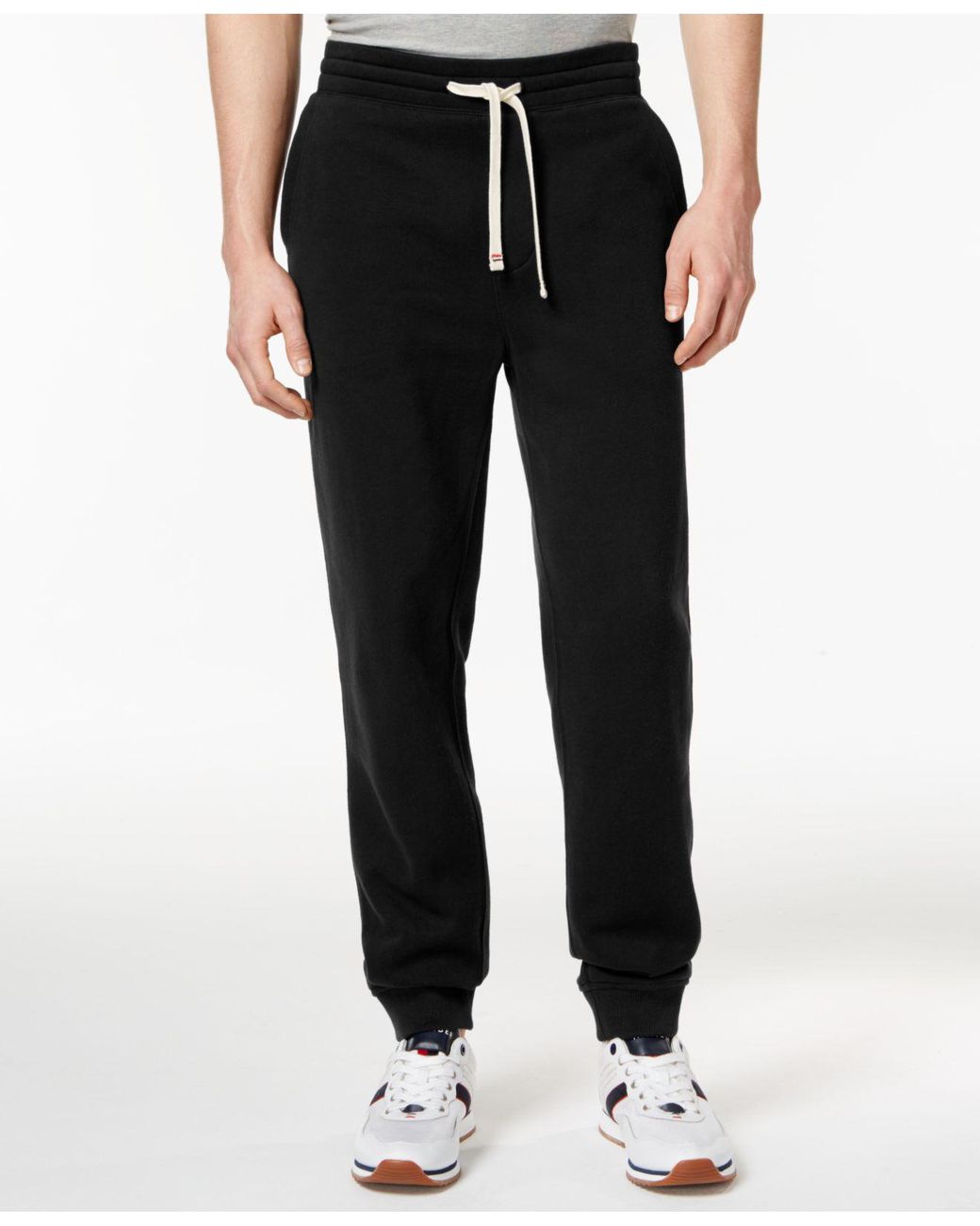 Tommy Hilfiger Synthetic Men's Shep Sweatpants in Black for Men - Save ...