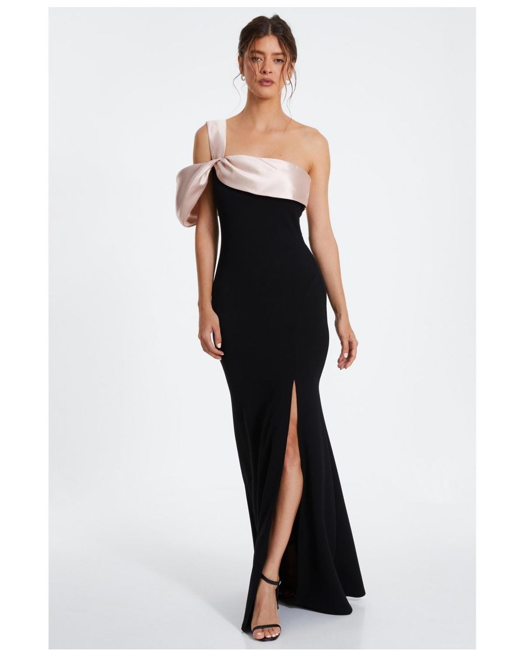 Quiz off the shoulder floral dress hot sale