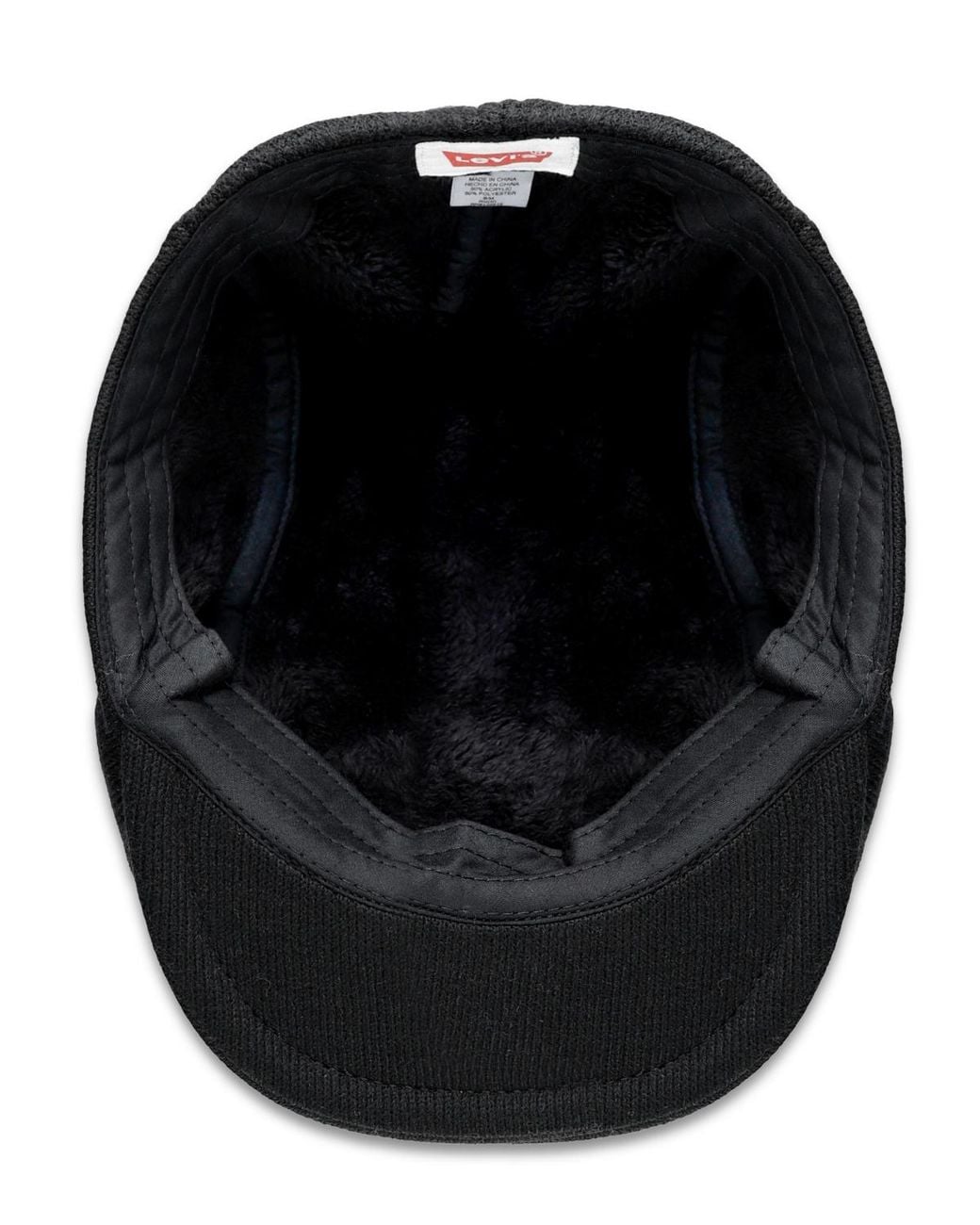 Levi's Black Flat Top Hat for men