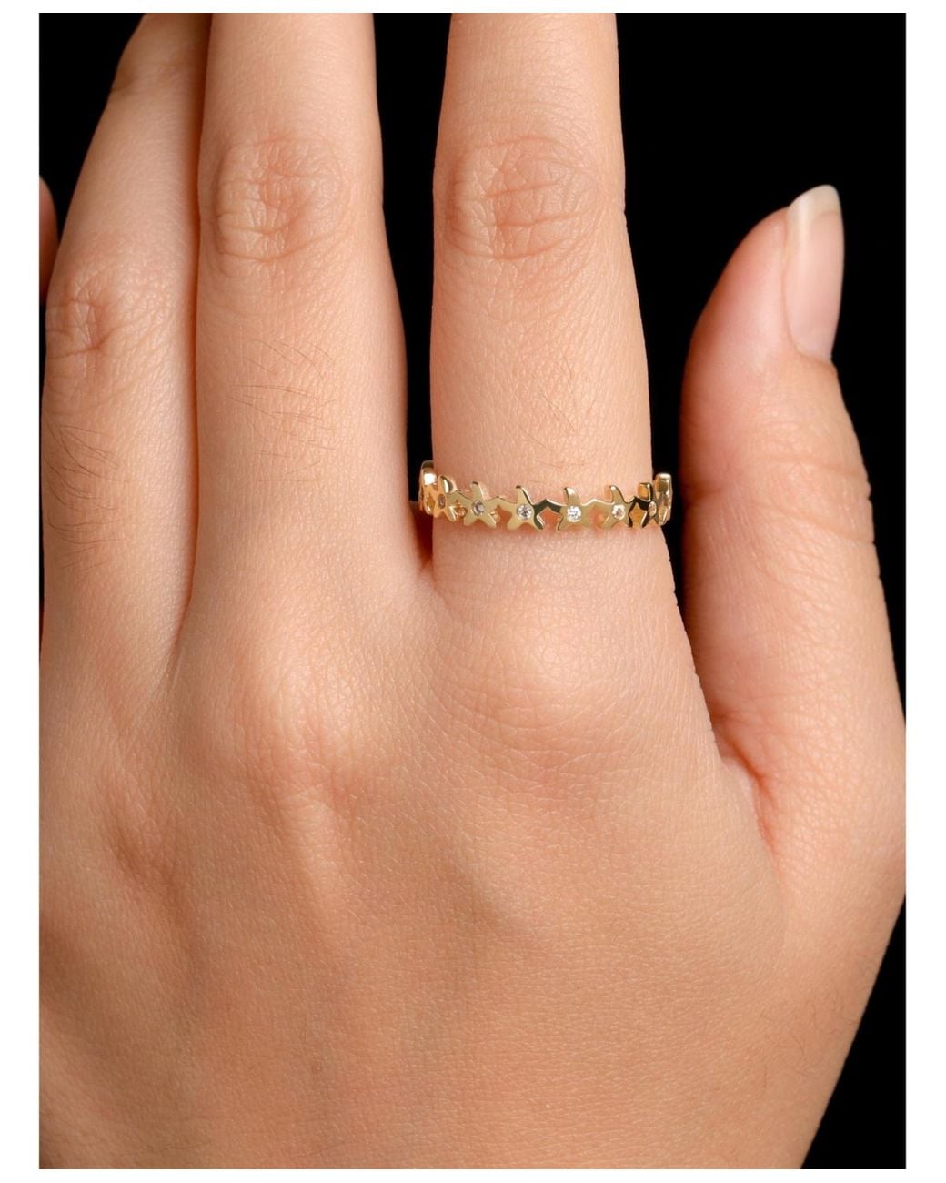 DEVATA Metallic Starfish Ring