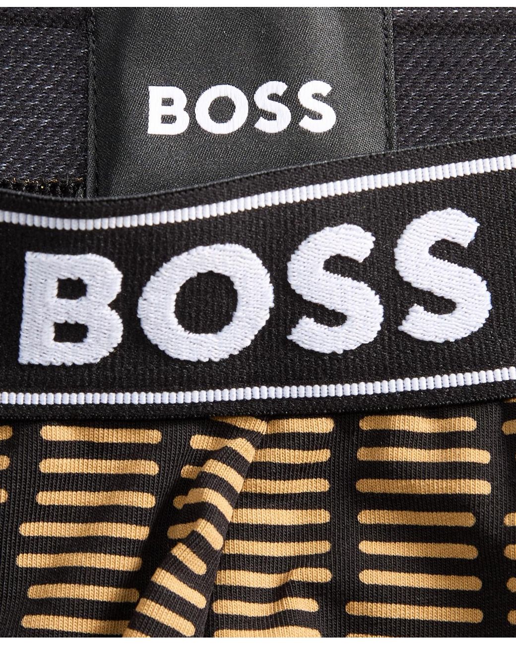 Boss Brown Printed Logo Trunk for men