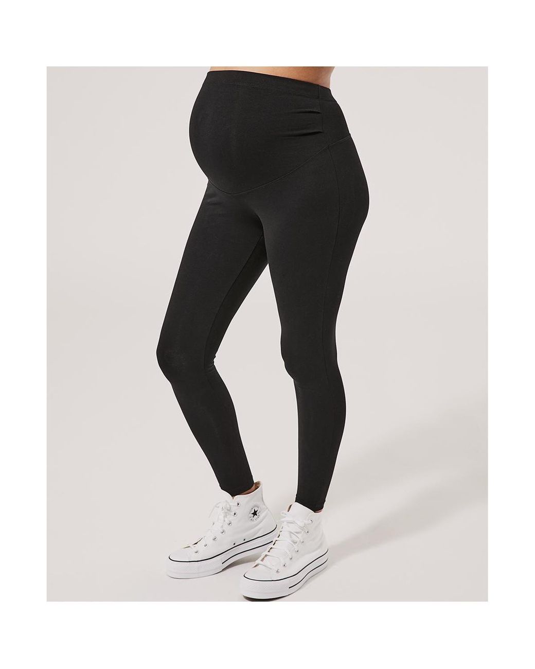 Pact Maternity Go-to legging Made With Organic Cotton in Black