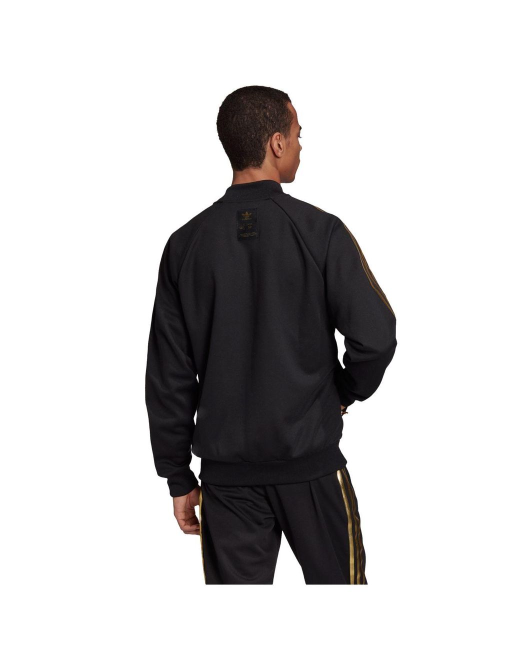 adidas Sst 24k Track Jacket in Black for Men Lyst