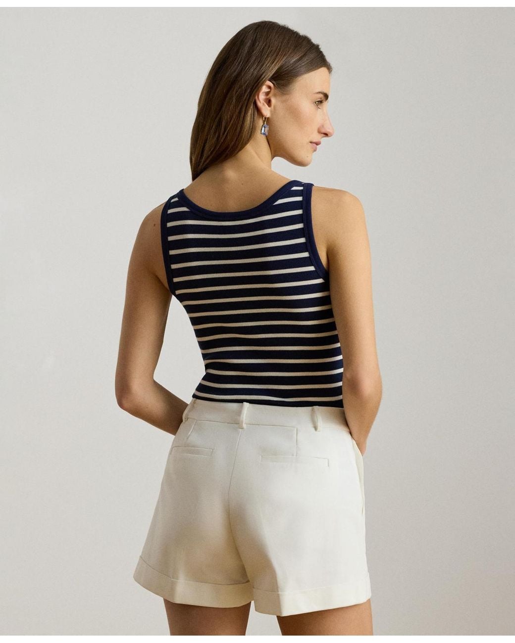 Ralph Lauren Blue Scoop Neck Tank Top