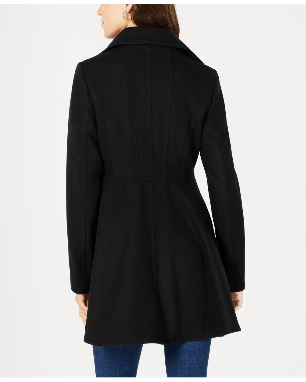 skirted peacoat